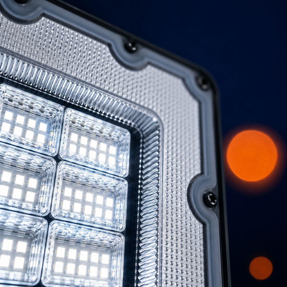 Detalle del panel LED